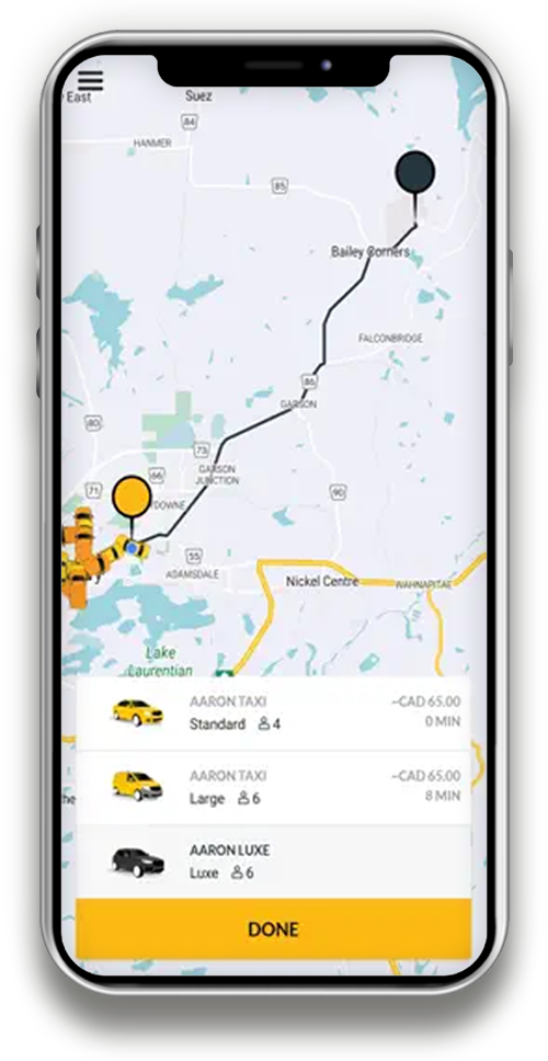 Order a taxi or LUXE ride straight from your phone. 24/7. Fast, convenient, and easy to use.